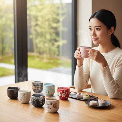 白酒杯日式烈酒一口杯