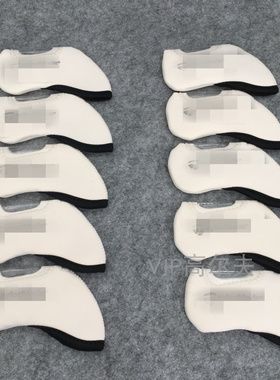 高尔夫铁杆套小窗口球杆套尼龙布杆头保护套TLM黑色白色帽套