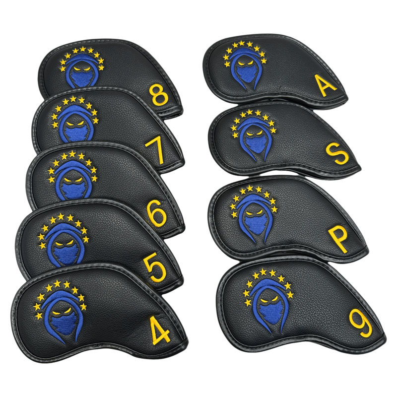 高尔夫铁杆套新品个性卡通球杆套彩色韩版多巴胺帽套球头保护套