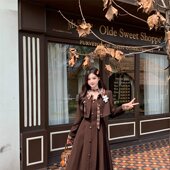 实拍 外套连衣裙两件套 复古女秋格子西装 大码 胖mm法式