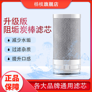 杨枝水龙头净水器多品牌通用小阻垢碳棒滤芯