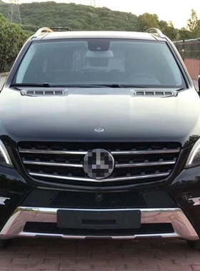 奔驰ML300前后牌照板ML320车牌托架框ML350ML400 ML500 ML550底座