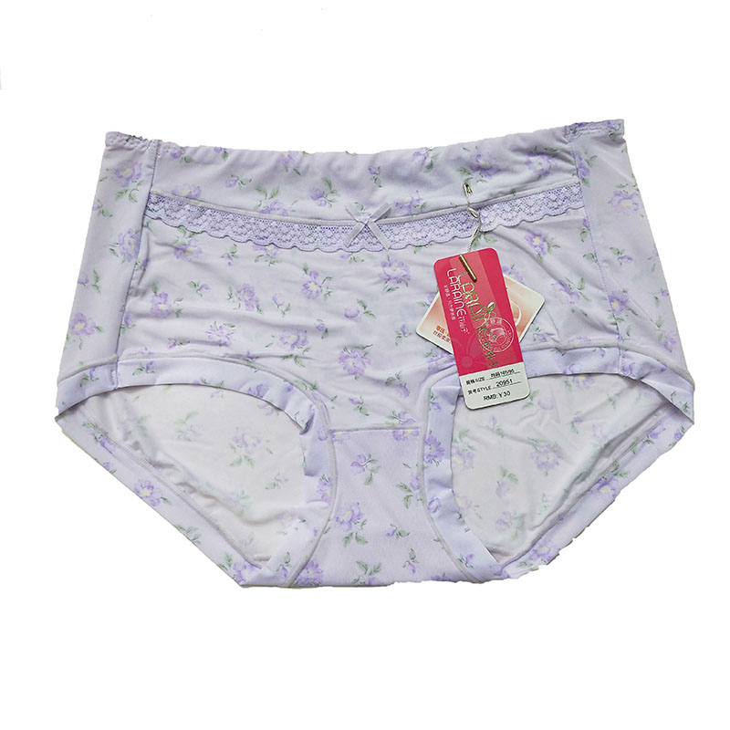 laraine/花仙子正品20951冰丝速干偏高腰平脚165舒适性感女士内裤