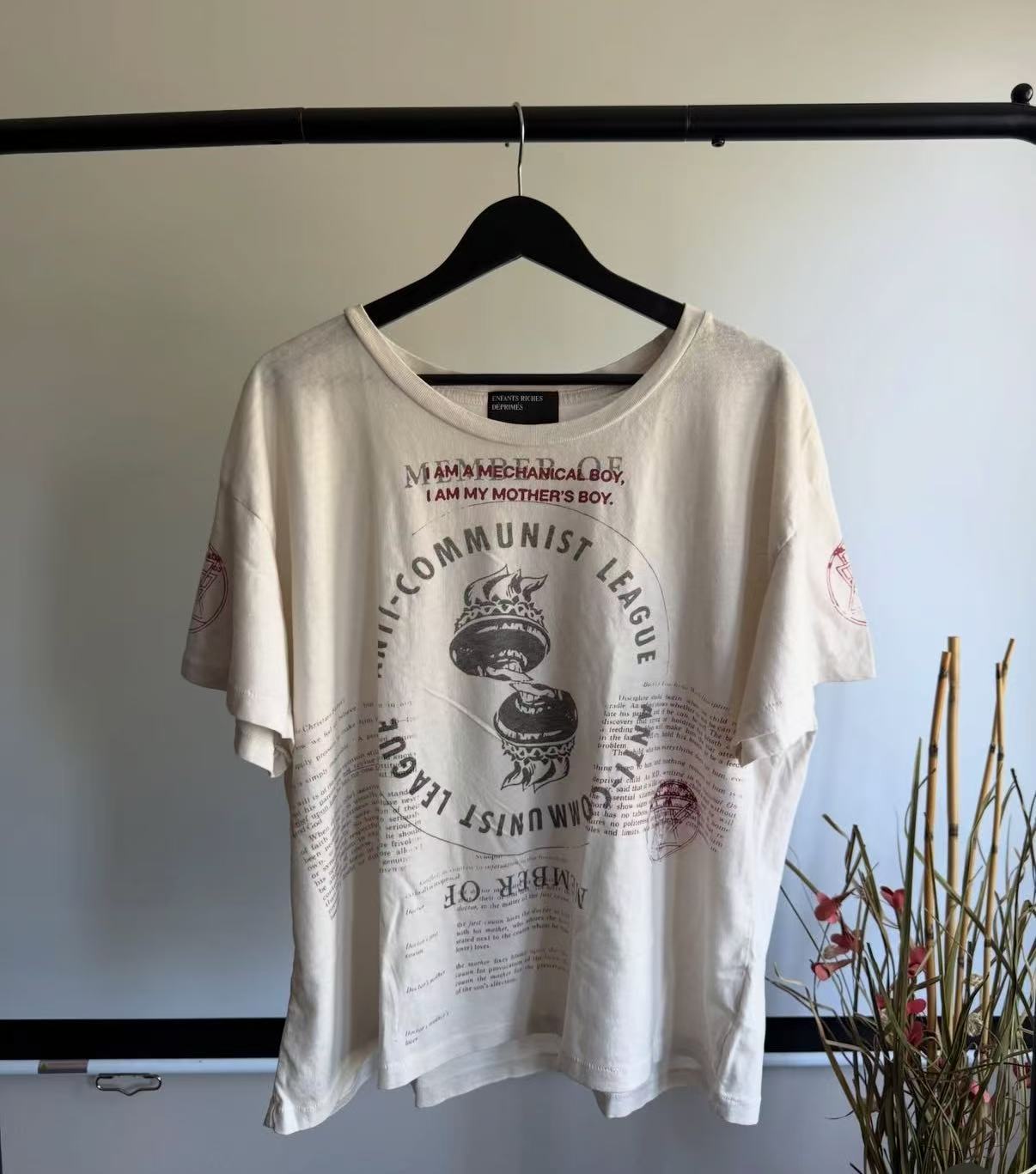 thumbnail for {W Yuan Rare Exclusive} Erd 26SS League Maxfield Tee Short Sleeve