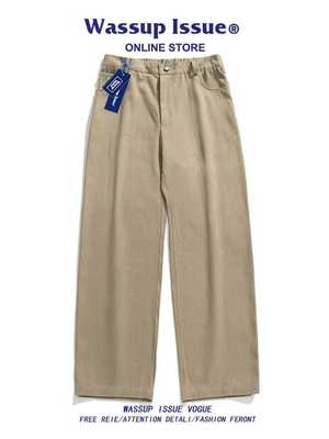 潮牌百搭休闲工装长裤男款春秋