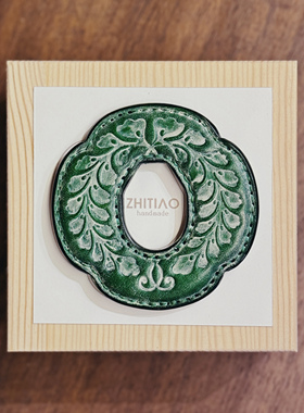 纸条手作 手工牛皮木刀锷 木刀刀锷 剑道刀镡TSUBA 隐秘之境