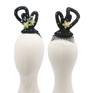 桃李杯古典舞蹈剧目秋兮寒依疏影独舞艺考舞台演出汉服假发头发饰