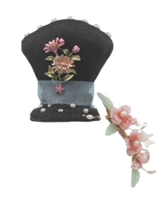 古装假发十二花神发髻汉服明制宋制日常古风花朝节发包古典舞头饰