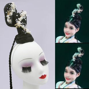 古典舞蹈《采菊东篱下》舞蹈头饰民族舞蹈艺考表演演出舞蹈头饰