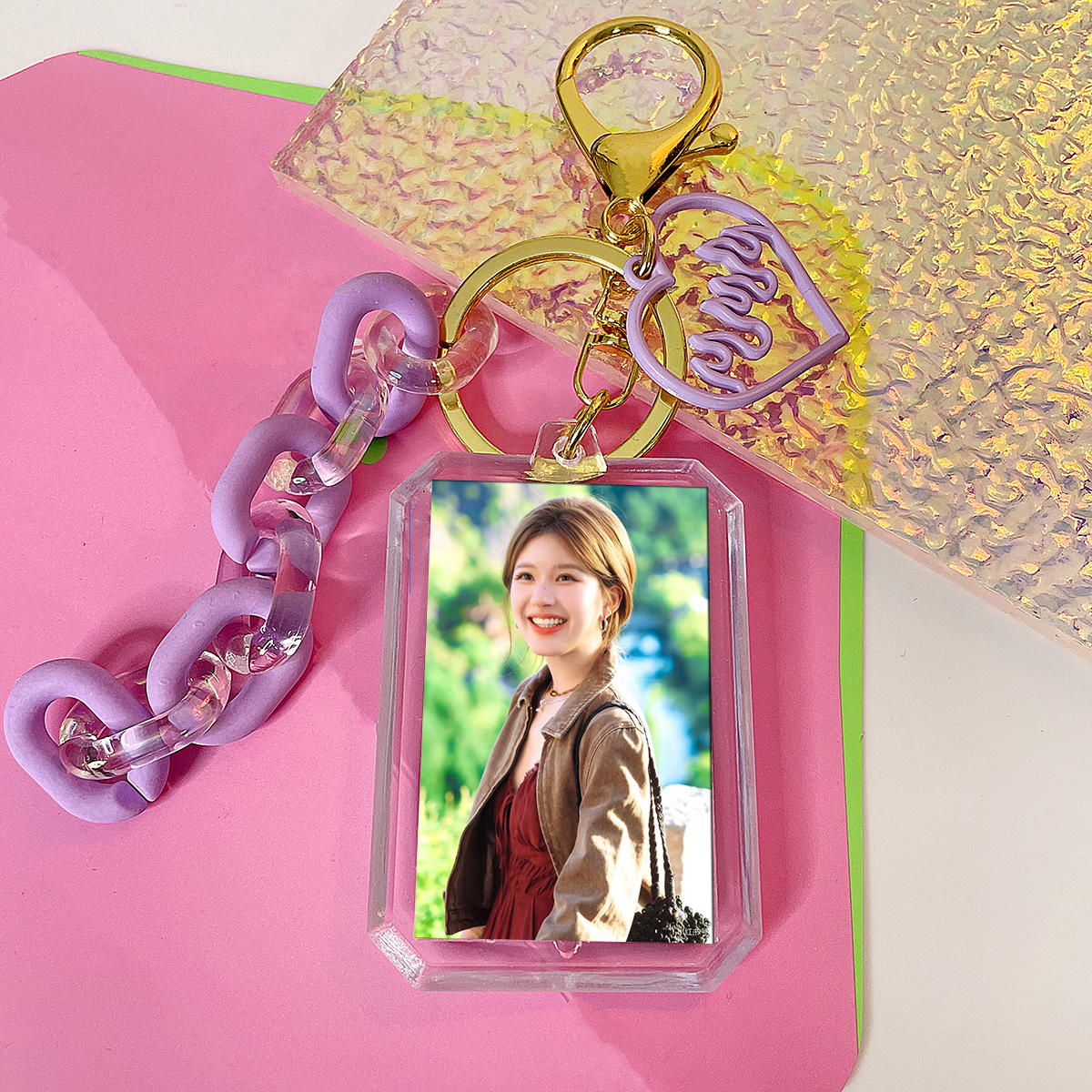 赵露思周边钥匙扣许研同款