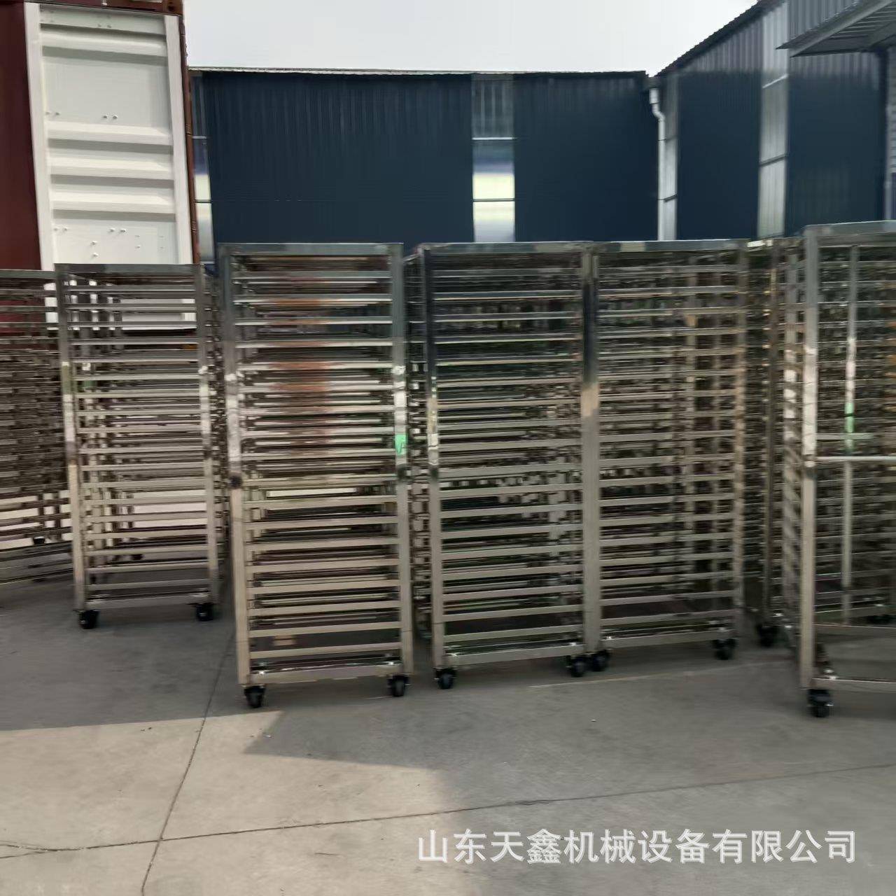商用不锈钢架子车不锈钢周转车包子馒头架子车冷冻推车