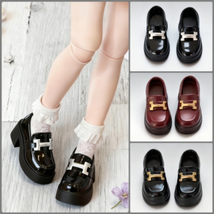 佰魅女神ob22/24 妖精体娃鞋 米甜 阿巳2 3 扎克 睹尔bjd英伦皮鞋