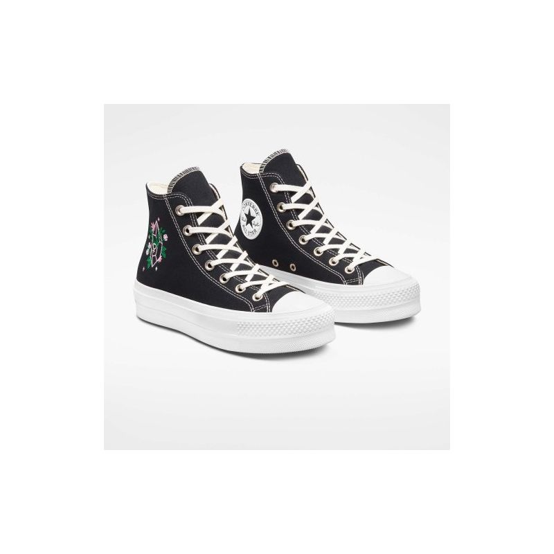 converse匡威rose quartz玫瑰水晶刺绣女厚底增高帆布鞋 a03739c