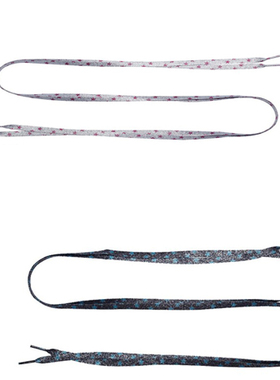 匡威金属色星形图案鞋带，时尚抢眼46英寸适合低帮鞋款00772C001