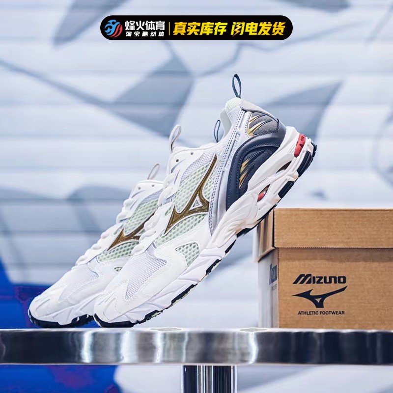 烽火美津浓 Mizuno Wave Rider 10复古机能老爹鞋跑鞋D1GD211601-封面