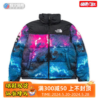 烽火 The North Face INVINCIBLE北面元宇宙霓虹斑纹羽绒服冲锋衣