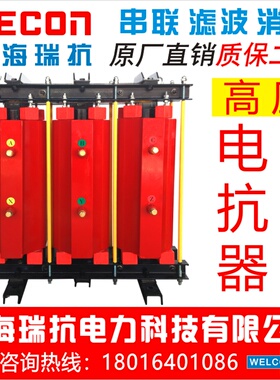上海瑞抗 CKSC-20/10-5%三相高压串联滤波电抗器电容器用无功补偿