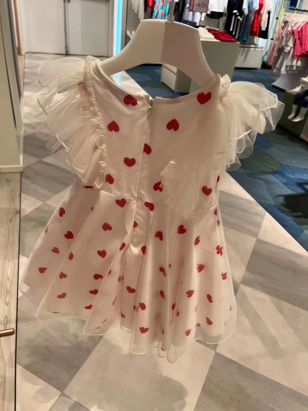 法式童装24春夏新款女童蛋糕公主裙生日礼服连衣裙六一表演裙包邮