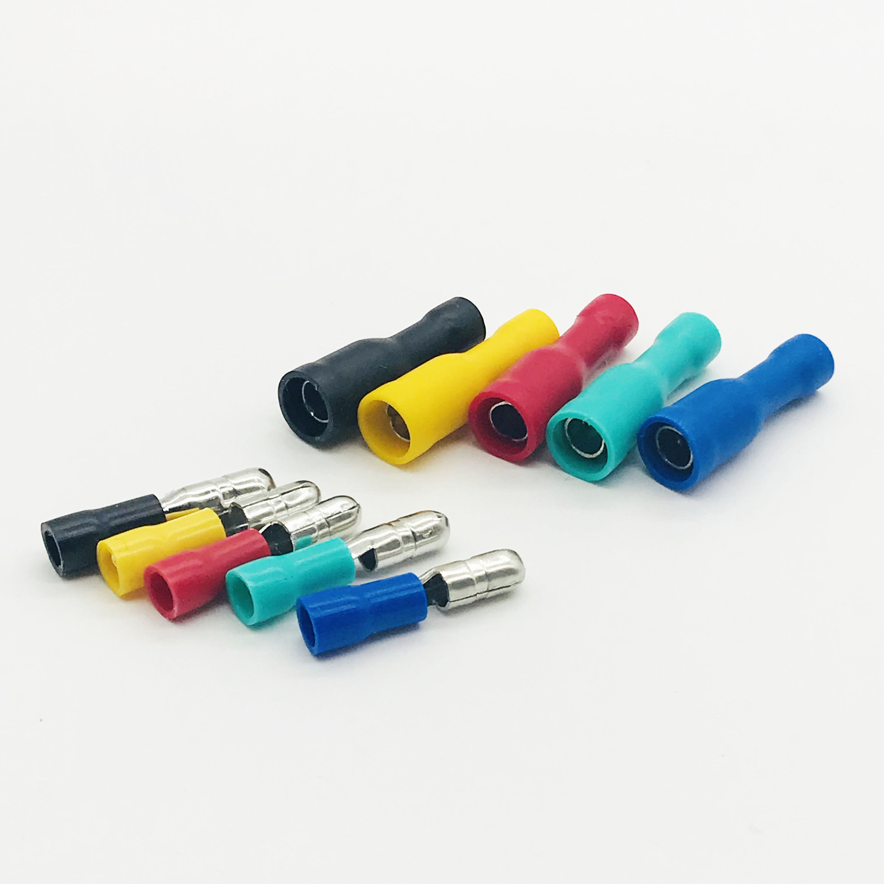 子弹头公母绝缘对接接线端子 电线快速连接器 FRD(MPD)1.25-156