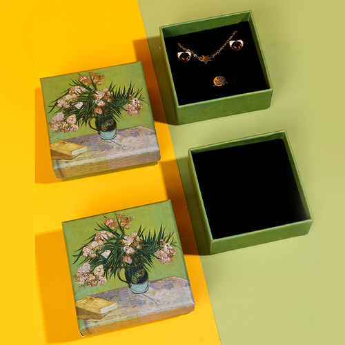 梵高油画风饰品盒复古风首饰盒