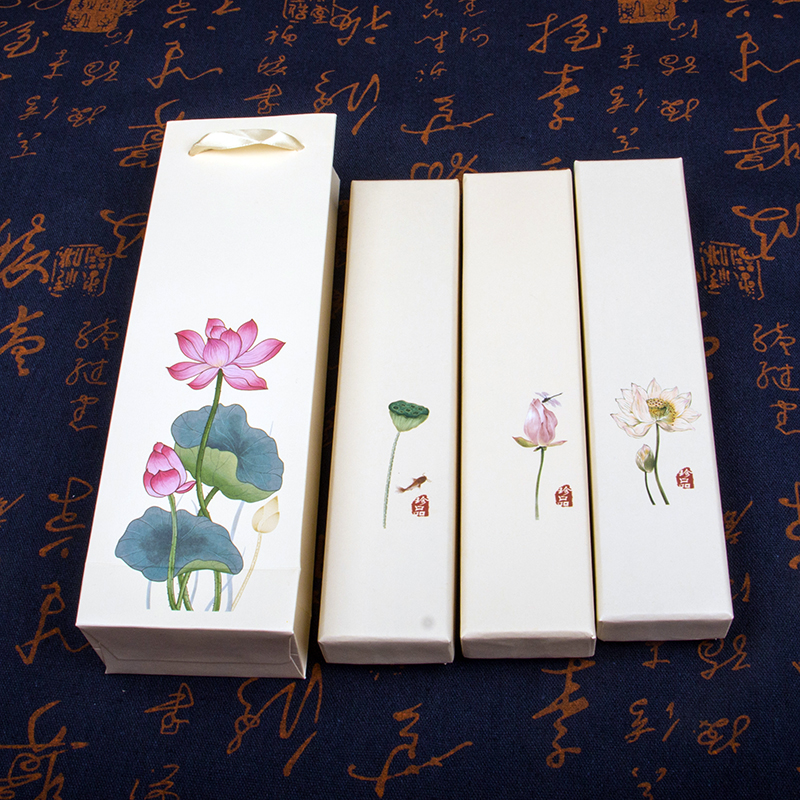古风中国风饰品盒荷花满88包邮