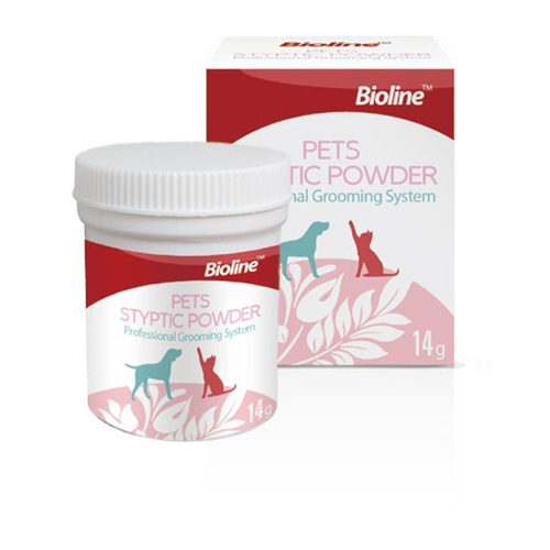 Bioline宠物趾甲粉狗狗猫咪美容剪指甲爪凝结护理粉14g用品