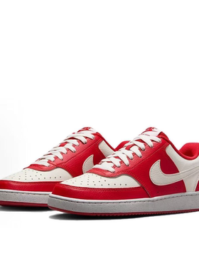 耐克/Nike Court Borough  百搭 低帮 女款红色板鞋 DH3158-602