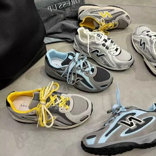 新款 女鞋 厚底增高小白鞋 百搭休闲运动板鞋 德训鞋 芭慕秀2026春季