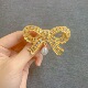 韩版 高档精致优雅蝴蝶结胸针合金个性 水钻胸花防走光服饰配品别针