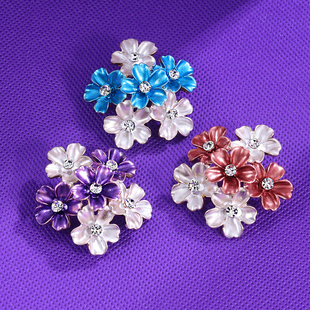简约时尚 别针固定 花朵胸针精致百搭西装 外套配饰胸花防走光开衫