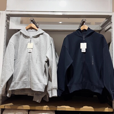 春季慵懒风男装女装宽松连帽拉链运动开衫休闲长袖外套卫衣485735