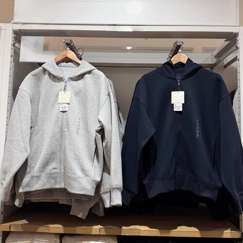 春季慵懒风男装女装宽松连帽拉链运动开衫休闲长袖外套卫衣485735