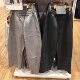 宽松运动长裤 479854 休闲裤 脚抽绳直筒卫裤 479946 裤 日系秋男女装