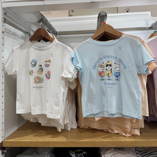 童装女童卡通印花短袖圆领纯棉T恤夏83373/483374/483375/483376