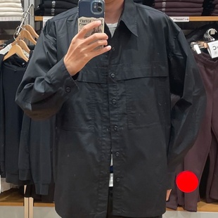 日系新款秋季男装女装工装宽松衬衫长袖休闲衬衣开衫480652