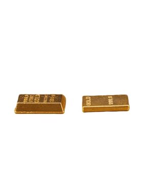 迷你小金条金砖聚宝盆一桶金相框专用小配件沙金小金砖金条小摆件