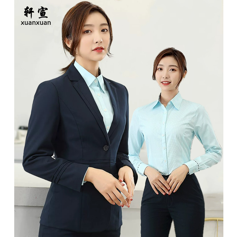 中国邮政工作服女西服套装邮局储蓄银行制服衬衫马甲外套西裤工装