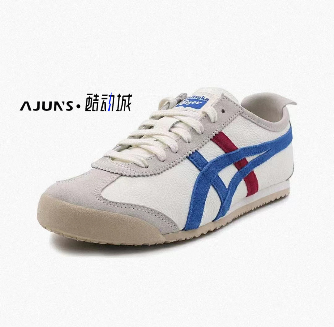 Onitsuka Tiger Mexico 66白蓝男女同款透气轻便耐磨1183B391-100 运动鞋new 运动休闲鞋 原图主图