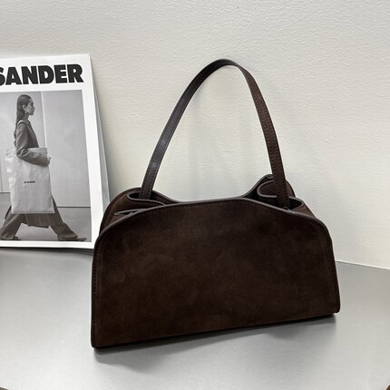 欧洲站小众单肩真皮女包时尚磨砂牛皮TR家Peggy Clutch极简腋下包