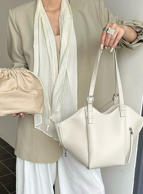 欧洲站真皮女包时尚Hammock Flip吊床包单肩大容量托特包腋下包潮