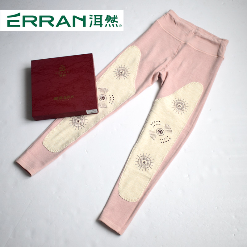 洱然臧灵芝羊毛贴片男女保暖裤
