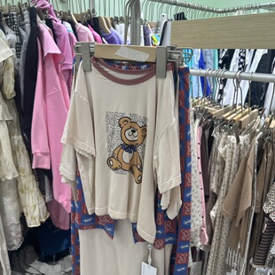 麦田吉儿童家居服 小熊套装  100  110  120