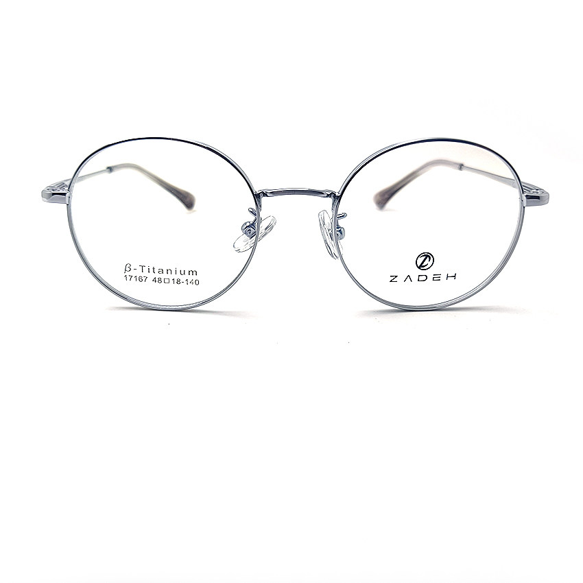 ZADEH复古圆框商场同款钛眼镜