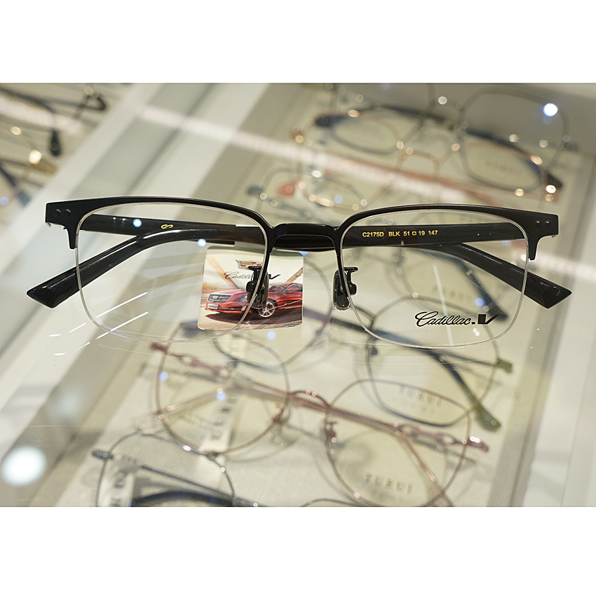 商务黑色超轻合金眼镜框架