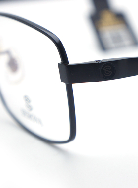 SEROVA SP633 大框显瘦大脸纯钛商务眼镜框架 广州专业验光配镜