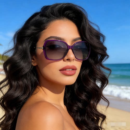 海伦凯勒偏光防紫外线大框太阳镜
