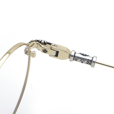 CHNKELUOXIN黄金色全框艺术品眼镜框架广州30年实体专业验光配镜