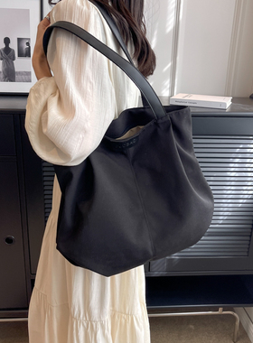 帆布包学生装书手提袋上班用托特包包女大容量totebag通勤布包潮