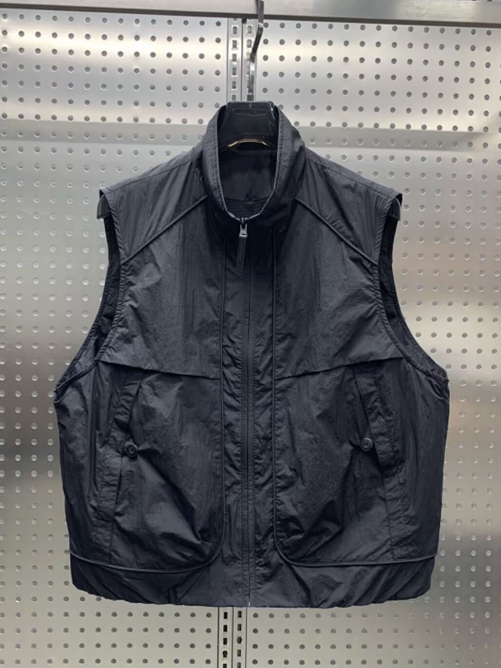 春夏季新款工装立领马甲男潮牌宽松百搭坎肩背心男士无袖外套上衣