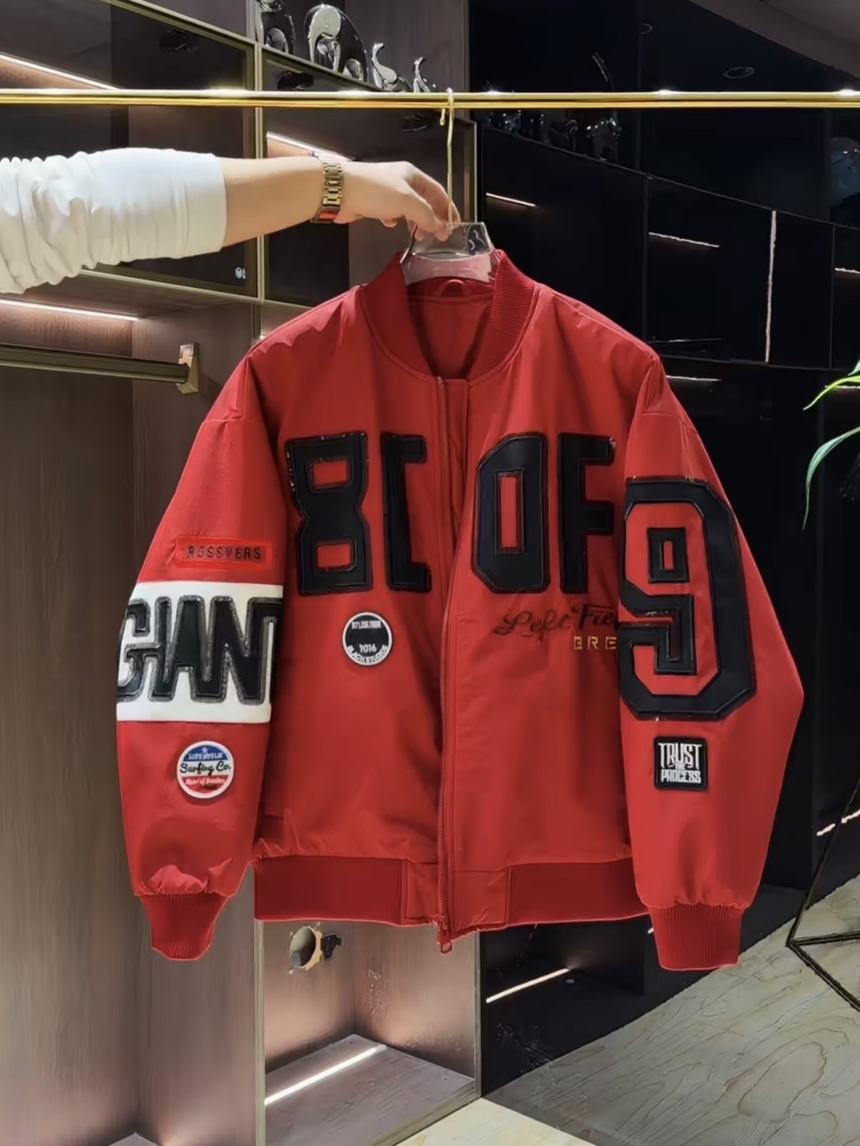 情侣潮牌羽绒服男士冬季新款棒球领白鸭绒外套加厚抗寒夹克上衣男